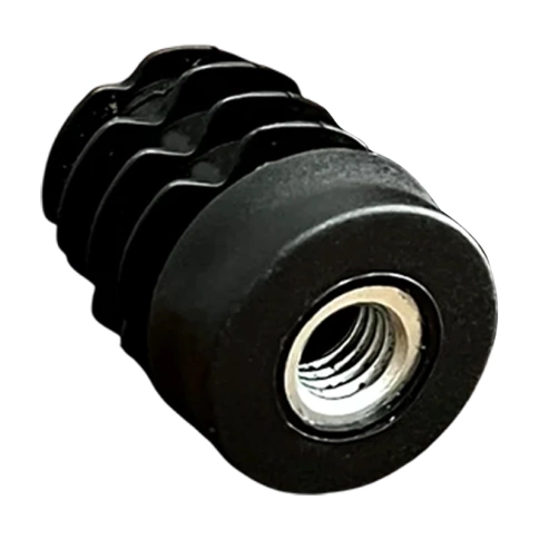 Заглушка для труб круглая d-22 мм с резьбой М6 фото 1