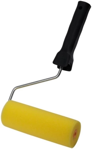 Валик поролоновый желтый 180мм фото 1