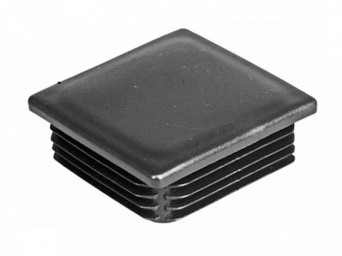 Заглушка для труб квадратная 80х80 мм черная, 10 шт. фото 5