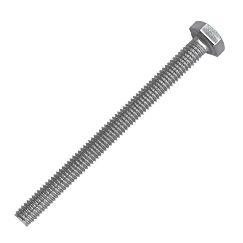 Болт 8х65 мм DIN 933 нержавеющий А2, полная резьба фото 1