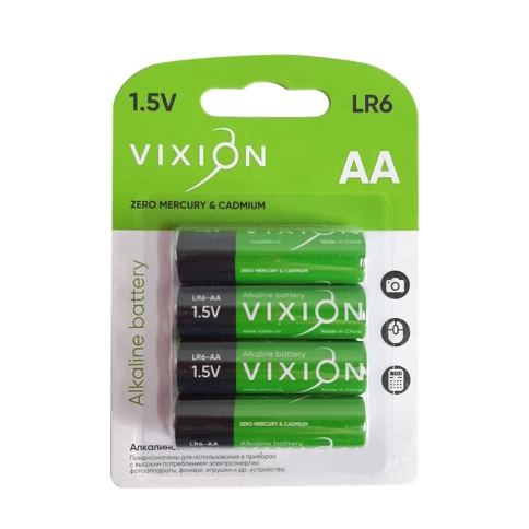 Батарейка алкалиновая LR6-AA 4шт в упаковке фото 1