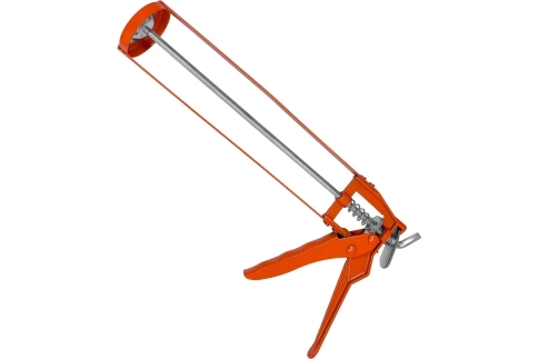 Пистолет для герметика 225 мм скелет 2 мм фото 1