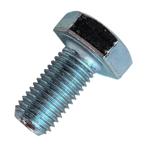 Болт М12х1,25х20 мм, класс прочности 10.9 DIN 961, полная резьба,оцинкованный фото 1