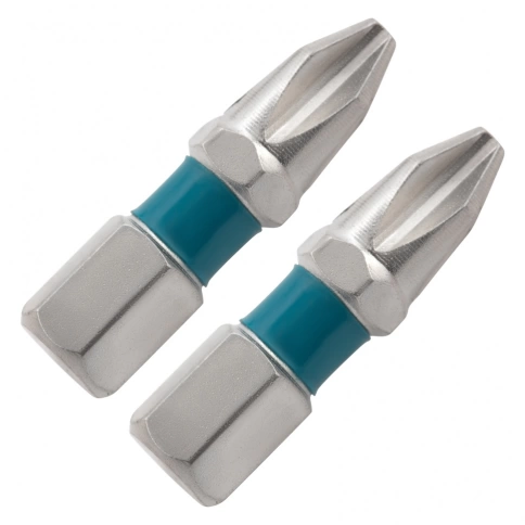 Набор бит PH2х25 мм, сталь S2 2шт Gross фото 3