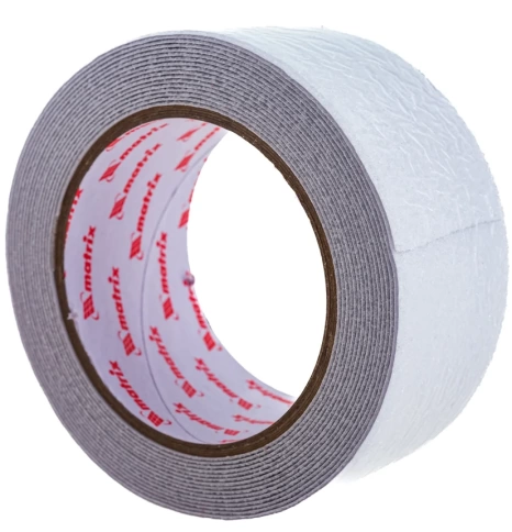 Лента клейкая противоскользящая 50мм х 5м прозрачная Matrix фото 1