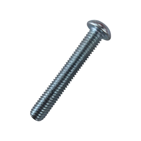 Винт с полукруглой головкой и внутр.шестигр. 8х50 мм ISO 7380-1 класс прочности 10.9, оцинкованный фото 1