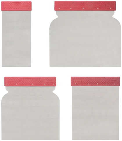 Набор металлических шпателей, 4шт. 50/80/100/120 мм фото 1