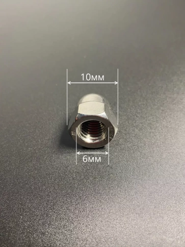 Гайка колпачковая М6 ОЦ DIN1587 , 10 шт. фото 4