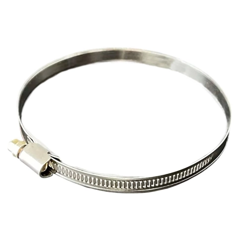 Хомут червячный 200-220/9 мм, оцинкованная сталь W1 фото 1