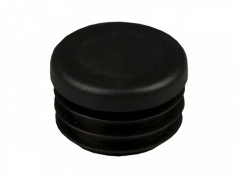 Заглушка для труб круглая d 89 мм черная, 50 шт. фото 5