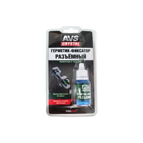 Герметик-фиксатор анаэробный средней фиксации 6 мл AVS AVK-132 фото 1