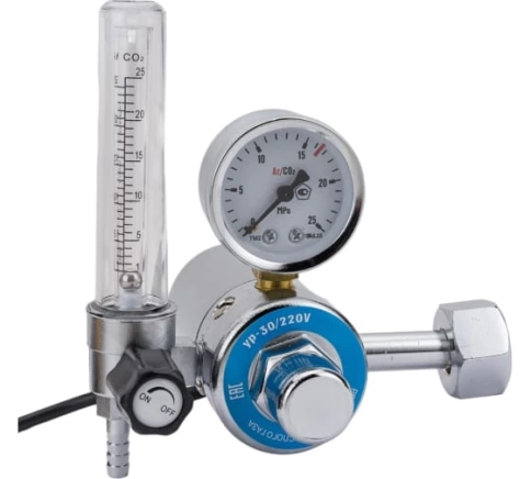 Редуктор углекислотный с подогревом 220В ПРОФЕССИОНАЛ фото 2