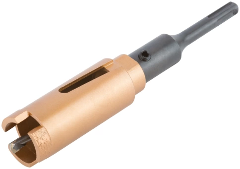 Коронка по бетону, алмазная кольцев безударная в сборе, 35 мм фото 1