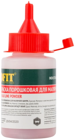 Краска разметочная для ударного шнура, 50гр. красная фото 2