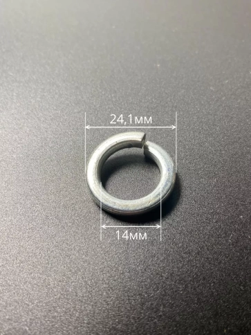 Шайба гровер пружинная оцинкованная М14 DIN127, 100 шт. фото 4