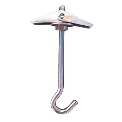 Анкер потолочный с крюком М8x100 мм, оцинкованный фото 1