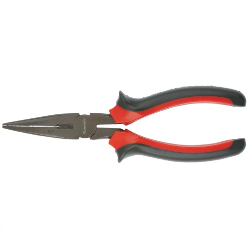 Длинногубцы прямые Black Nickel, двухкомпонентные рукоятки 160 мм Matrix фото 1